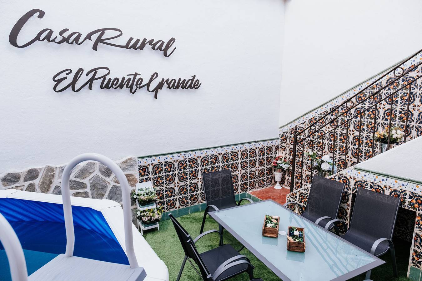 Ferienhaus 'Casa Rural El Puente Grande' mit privatem Pool, Wlan und Klimaanlage in Navahermosa, Toledo Provinz