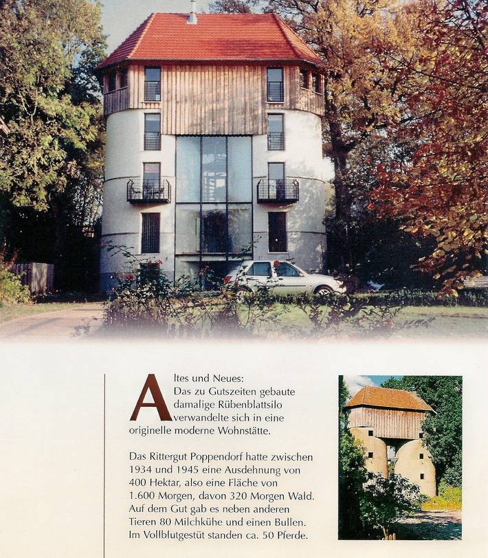 Appartement entier, Appartement « Historisches Futtermittelsilo » avec jardin privé et Wi-Fi in Poppendorf, Rostock et ses environs