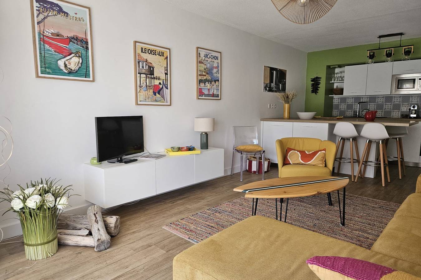 Appartement entier, Appartement avec terrasse à Gujan-Mestras in Gujan-Mestras, Région d'Arcachon