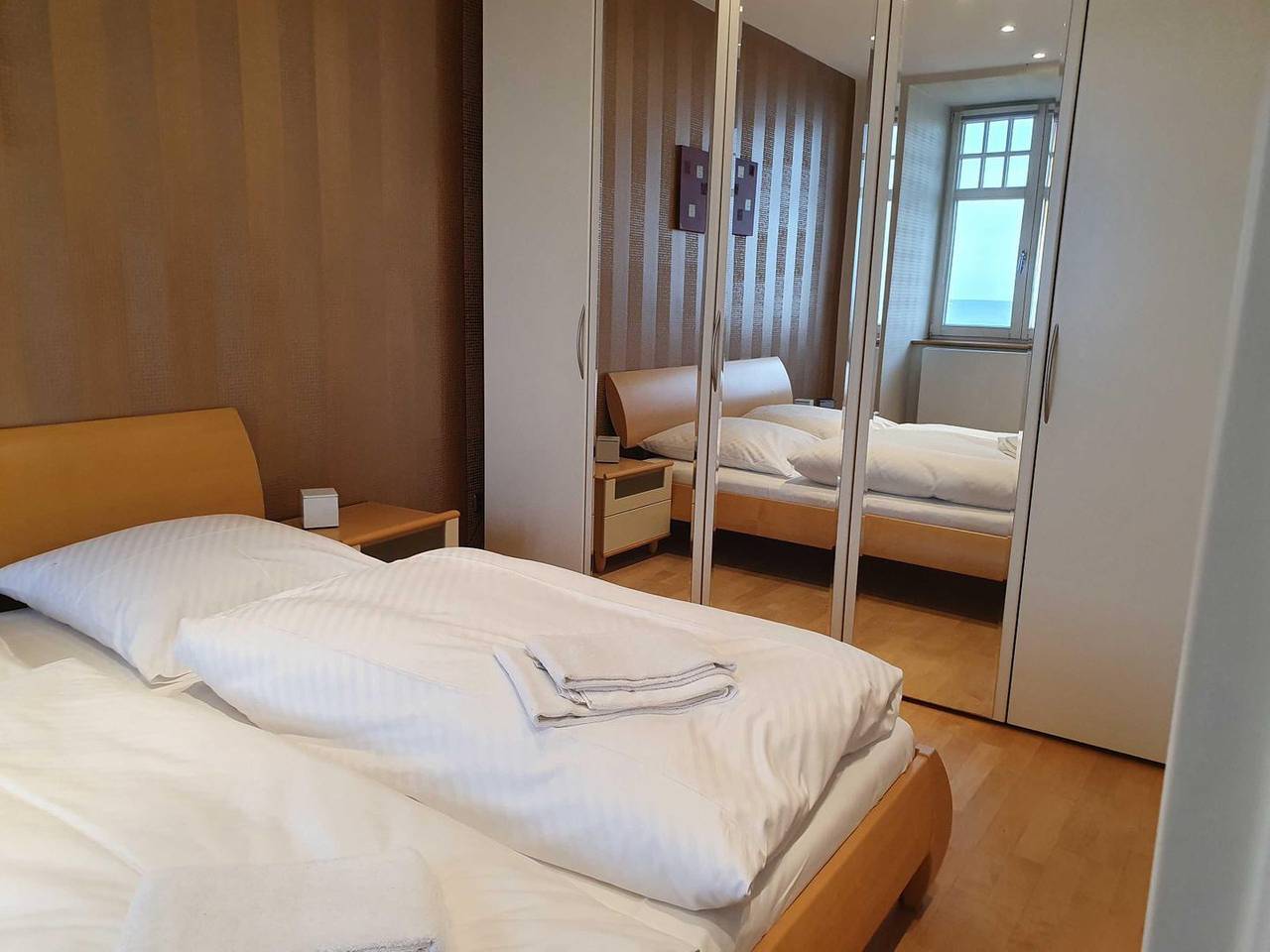 Cały apartament, Exklusive Ferienwohnung für 2 Personen mit außergewöhnlichem Meerblick in Warnemünde Strand, Rostock