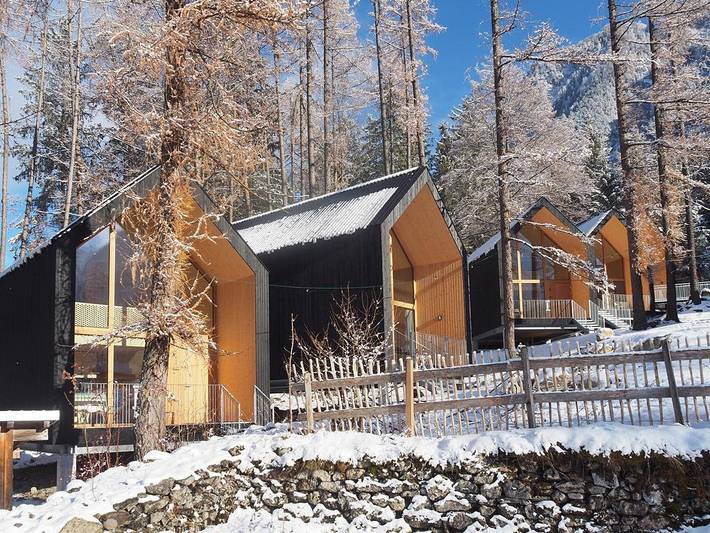 Hütte für 4 Personen, mit Balkon und Terrasse sowie Garten im Brandnertal