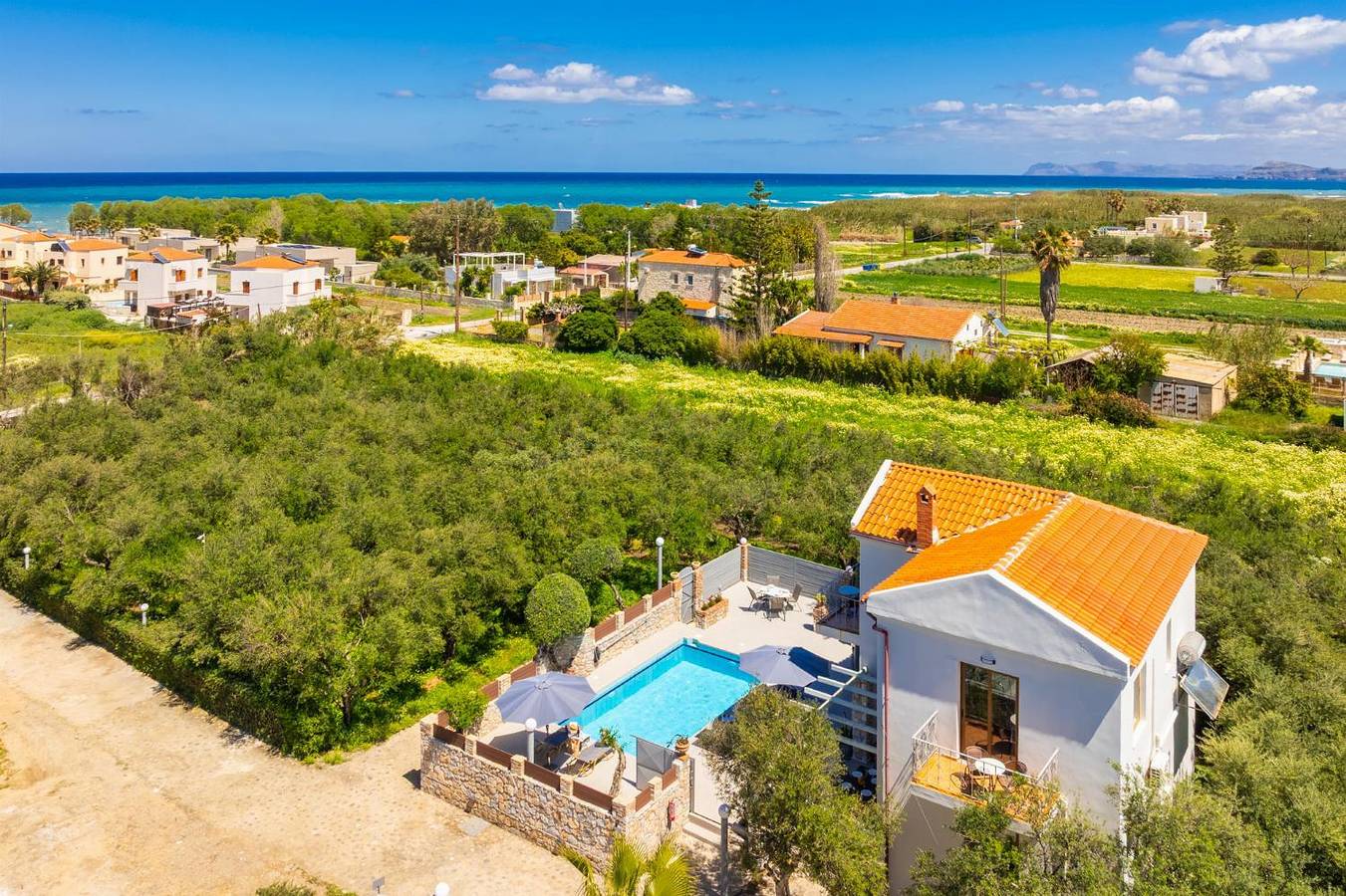Villa für 6 Personen mit Garten in Tavronitis, Chania und Umgebung