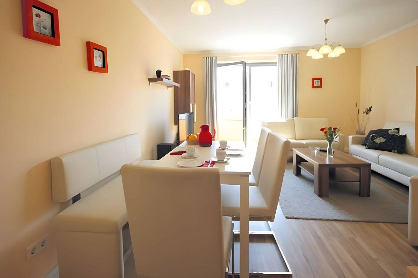 Ganze Wohnung, Villa Deichgraf We 16 mit Balkon und Kamin in strandnähe in Börgerende in Börgerende, Börgerende-Rethwisch