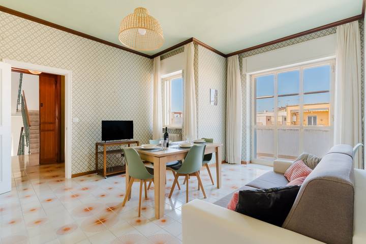 Ferienhaus für 6 Personen, mit Balkon