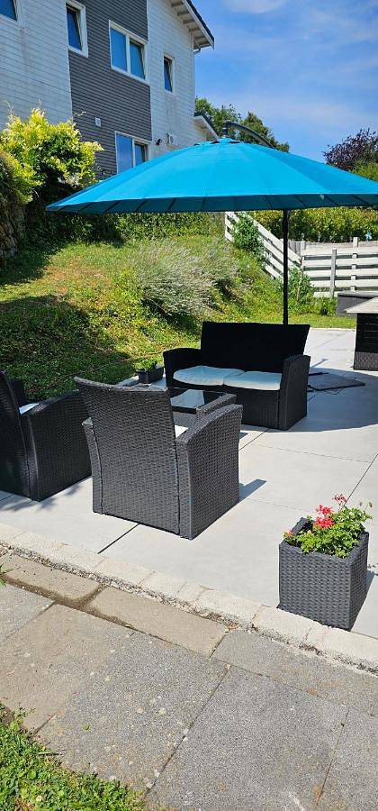 Location de vacances pour 2 personnes, avec Terrasse ainsi que Jardin et Vue à Port-Valais - 4