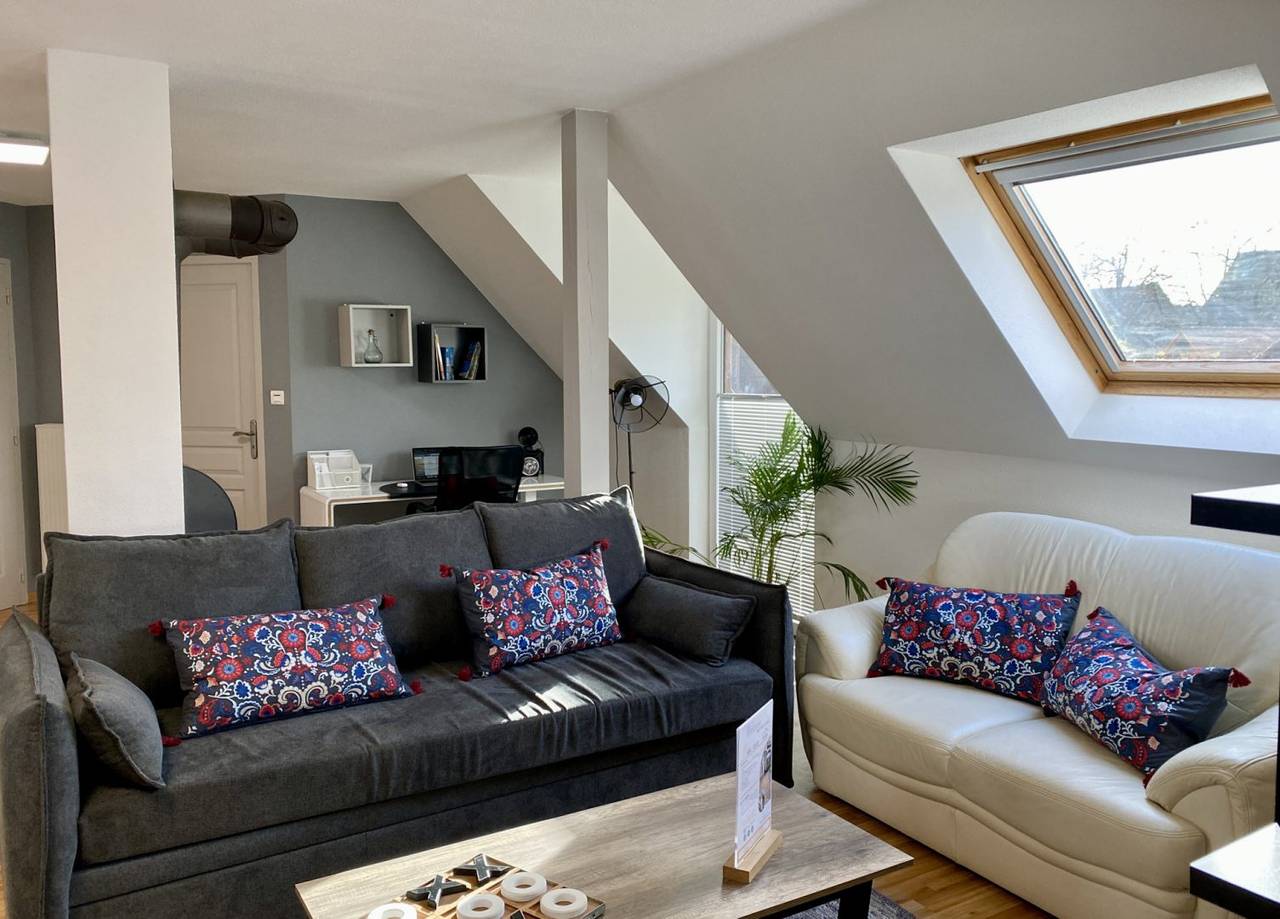 Le Gîte du Photographe, T3 70 m², 2 chambres, terrasse et jardin in Guémar, Région de Ribeauvillé