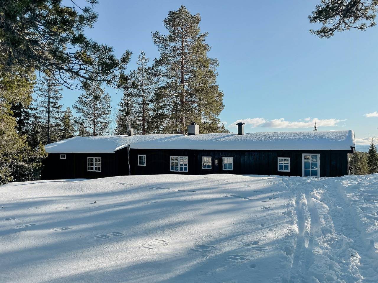 Cabaña clásica modernizada con vistas a Norefjell in Sigdal