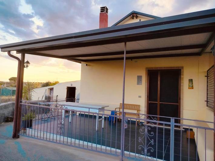 Ferienhaus für 4 Personen, mit Terrasse und Garten sowie Ausblick