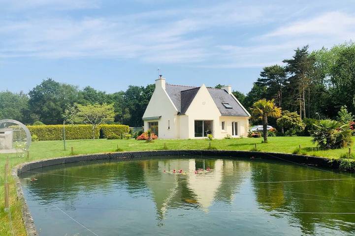 Maison de vacances pour 8 personnes, avec piscine à Bénodet