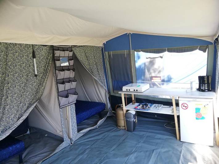 Camping pour 5 personnes, avec Terrasse ainsi que Jardin et Vue dans la Creuse - 4