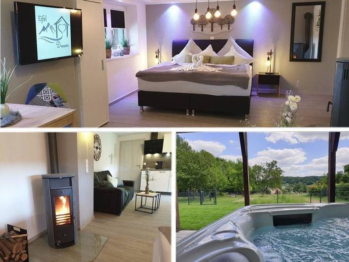 Ferienwohnung für 2 Personen, mit Terrasse und Sauna sowie Whirlpool und Garten - 1