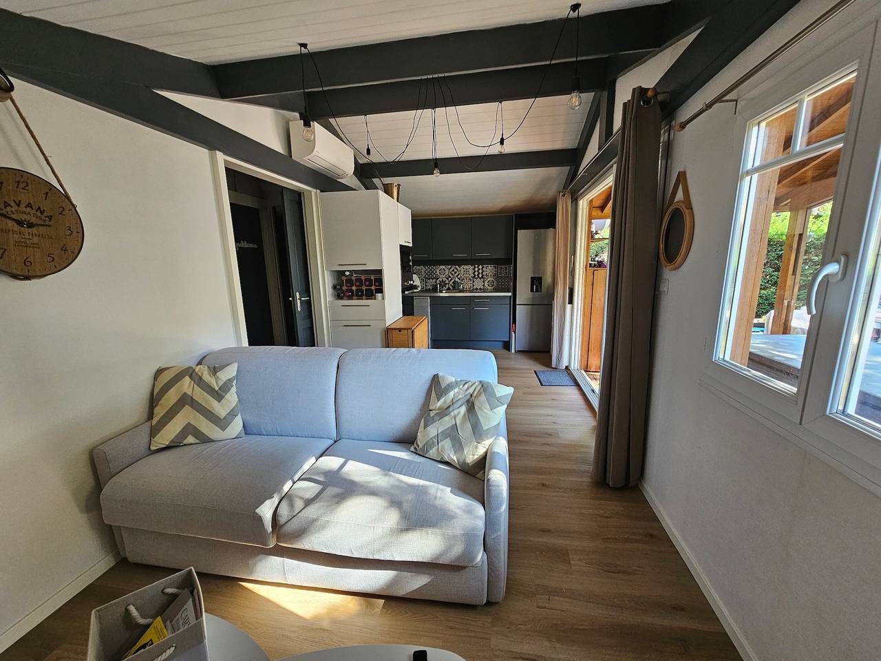 Wellness Chalet with Shared Pool in Domaine, La Teste de Buch in Gujan-Mestras, Arcachon region