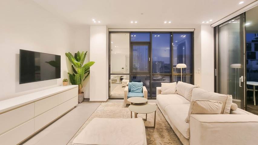 Ferienwohnung für 3 Personen, mit Balkon in Tel Aviv