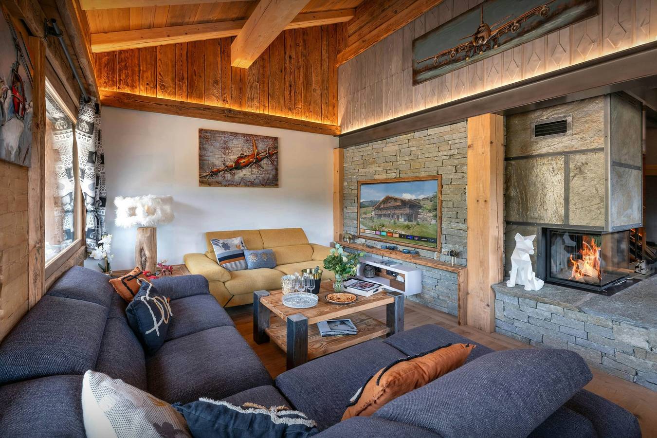 Superb chalet for 14 with hot tub, steam room and sauna - Ovo Network in Cordon, Pays du Mont-Blanc