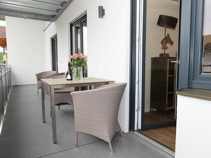 Ferienhaus für 6 Personen, mit Balkon