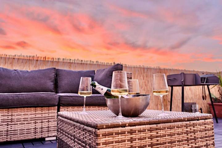 Loft voor 6 personen, met whirlpool en tuin in Valencia