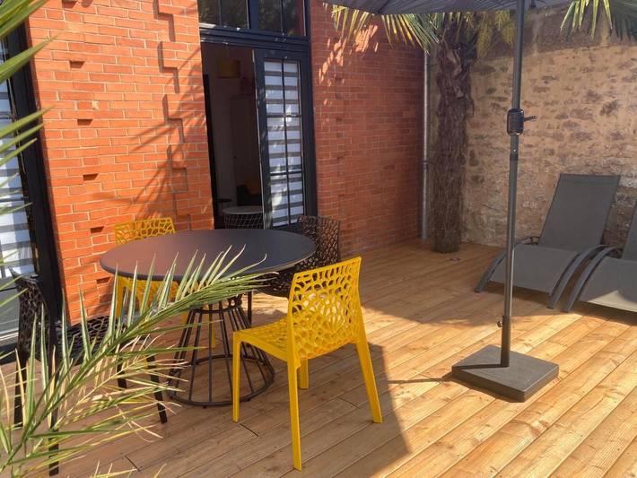 Appartement de vacances pour 2 personnes, avec Terrasse ainsi que Jacuzzi et Sauna