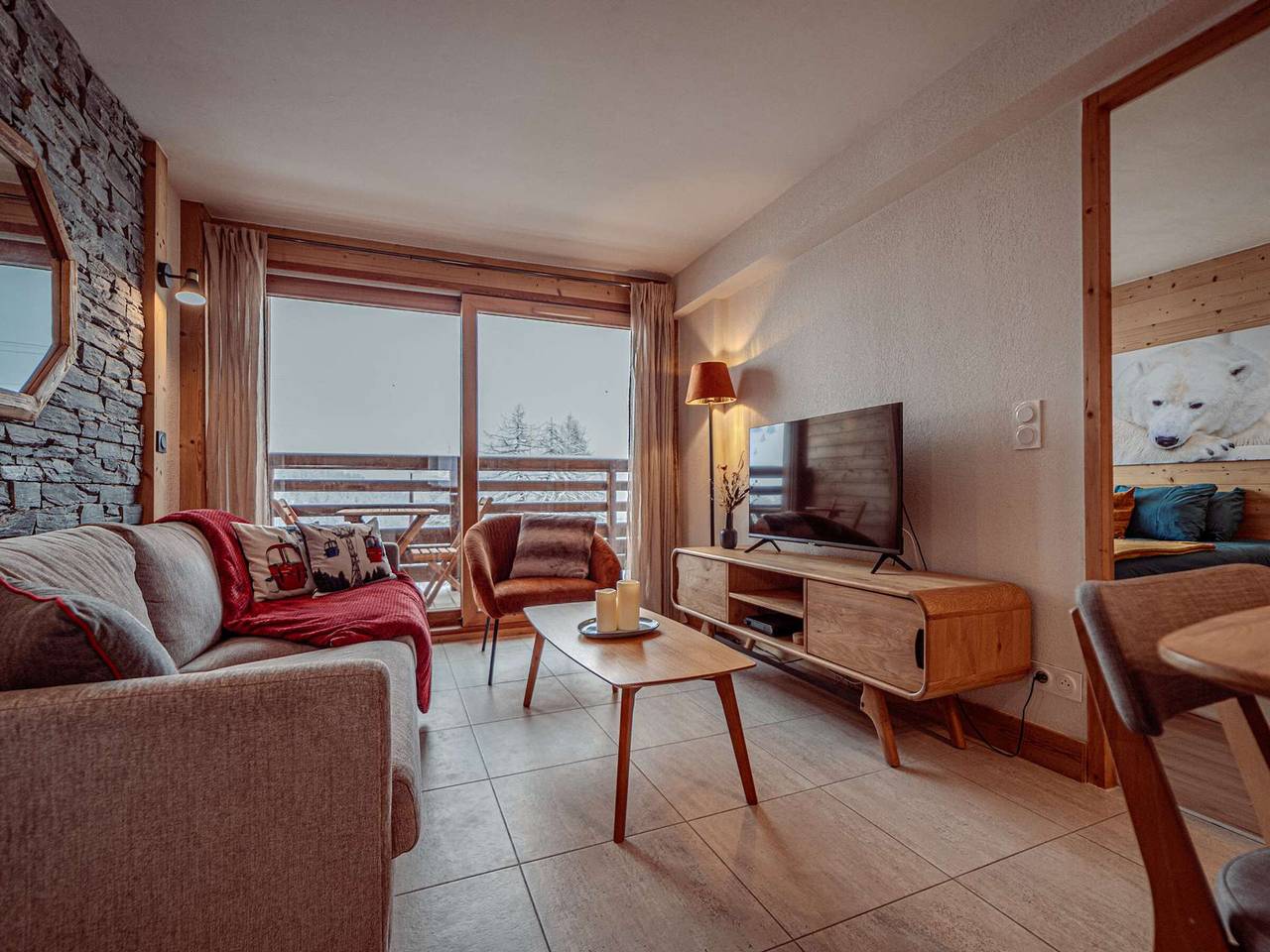 Apartamento entero, Impresionante apartamento centro estaciã³n - 6 pers. in Plagne Centre, La Plagne-Tarentaise