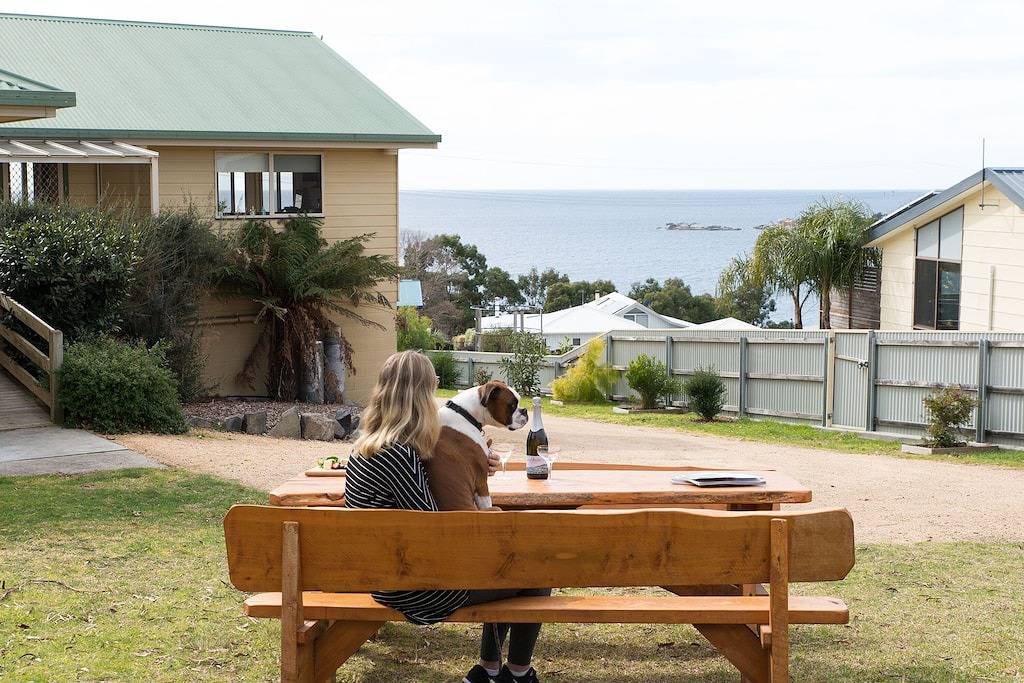 Sunrise @ Binalong Bay in der Feuerbucht in Tasmanien