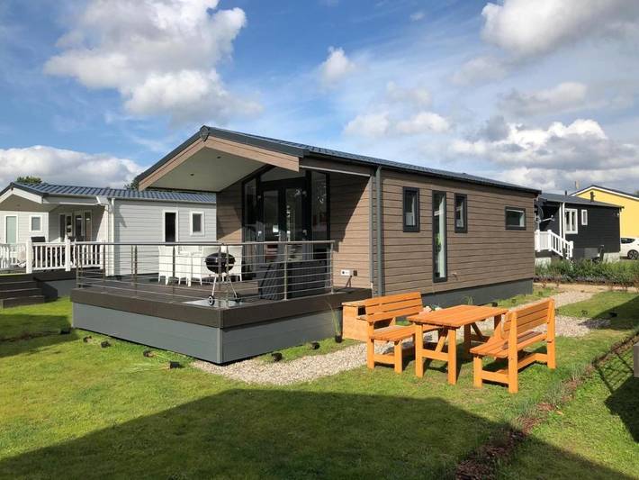 Hütte für 5 Personen, mit Terrasse und Garten in Scharbeutz