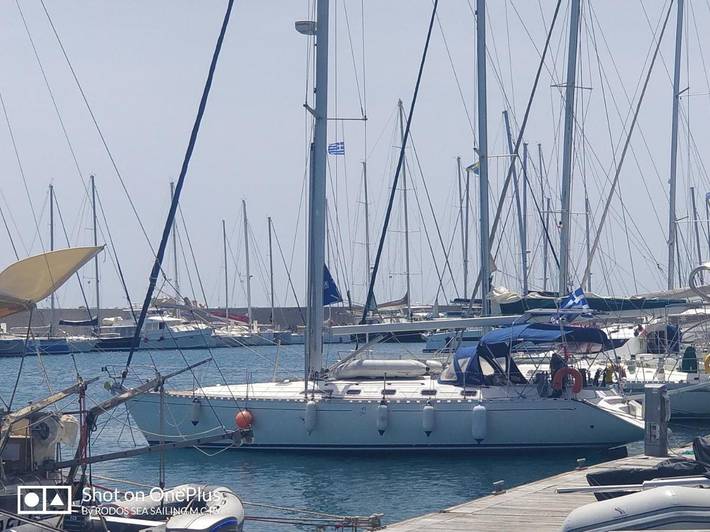 Boot für 15 Personen, mit Ausblick auf Rhodos