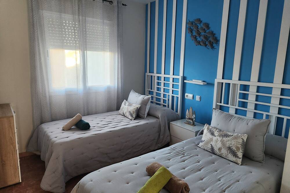 Entire apartment, Low Ground Floor in the First Line of Vera with private pool! in Playas de Vera, Vera