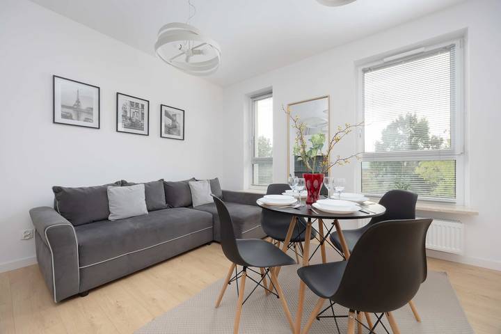 Apartament wakacyjny dla 4 osób, z balkon/ taras, Dla rodziny w Białołęka