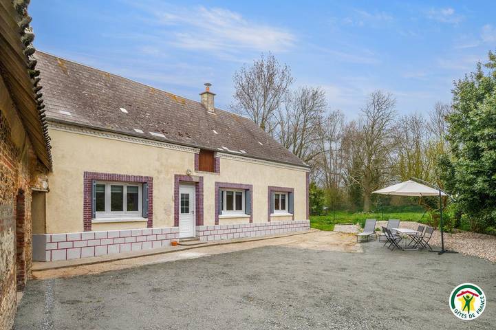 Gîte für 4 Personen, mit Terrasse und Garten in Saint-Jouin-Bruneval