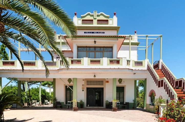 Casa rural para 18 personas, con piscina para niños y jardín además de piscina y vistas, Se admiten mascotas en Ribera Baixa (València)