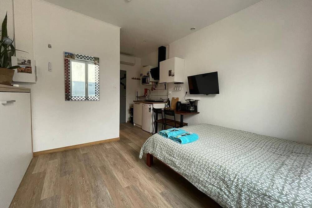 Entire apartment, Cosy studio renovated in 2023 Garage in Saint-Pierre-des-Corps, Tours region