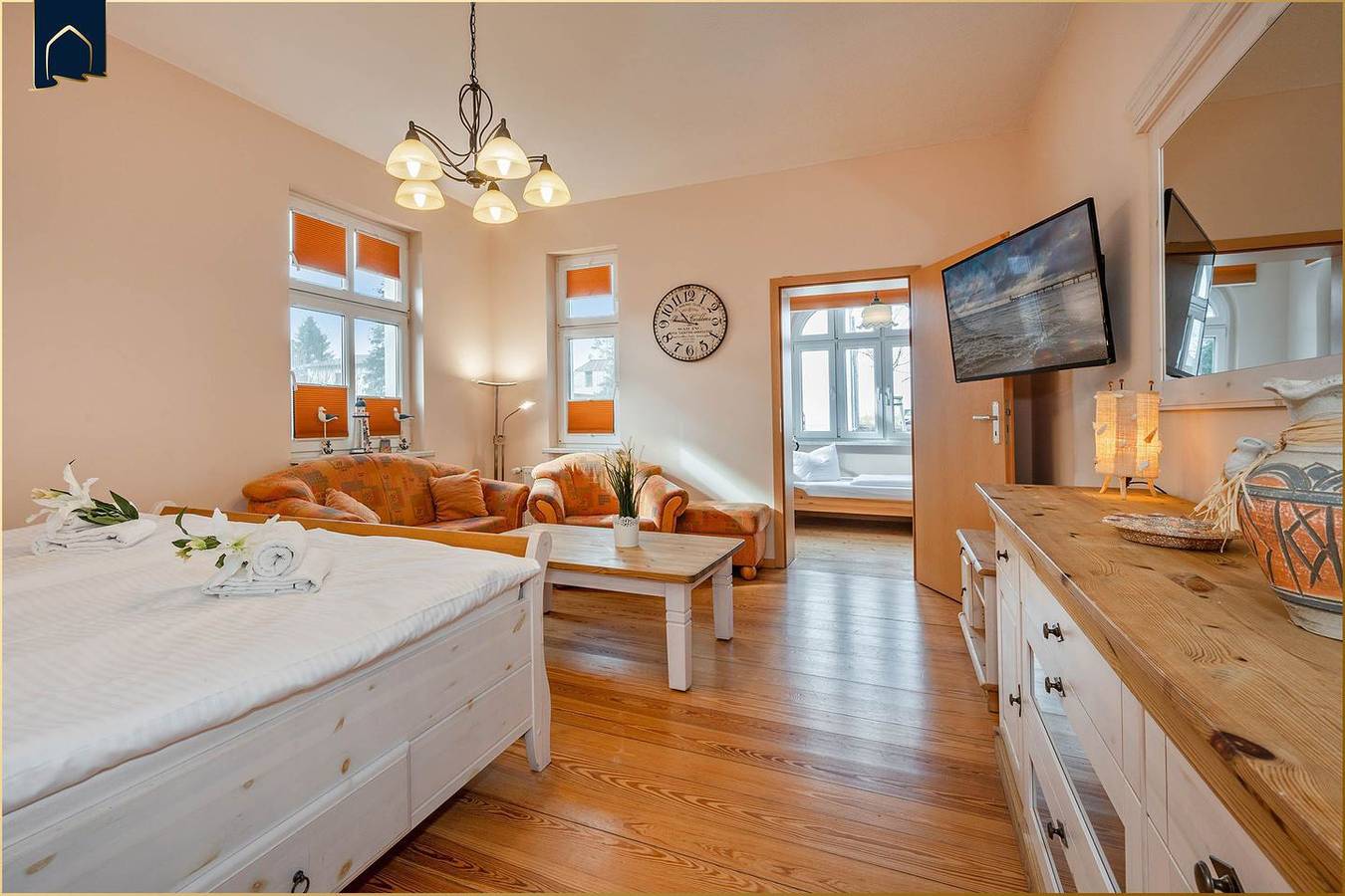 Appartement entier, Gemütliche Ferienwohnung in Zinnowitz mit Garten – strandnah in Top-Lage in Zinnowitz, Usedomer Norden