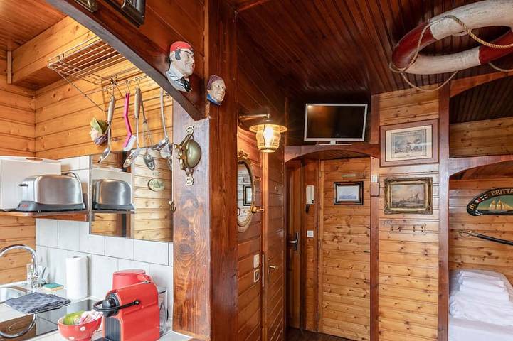 Appartement entier, Le Carré - Studio Sur le port d' Honfleur - Vue incroyable, 2 P in Honfleur, Région de Lisieux