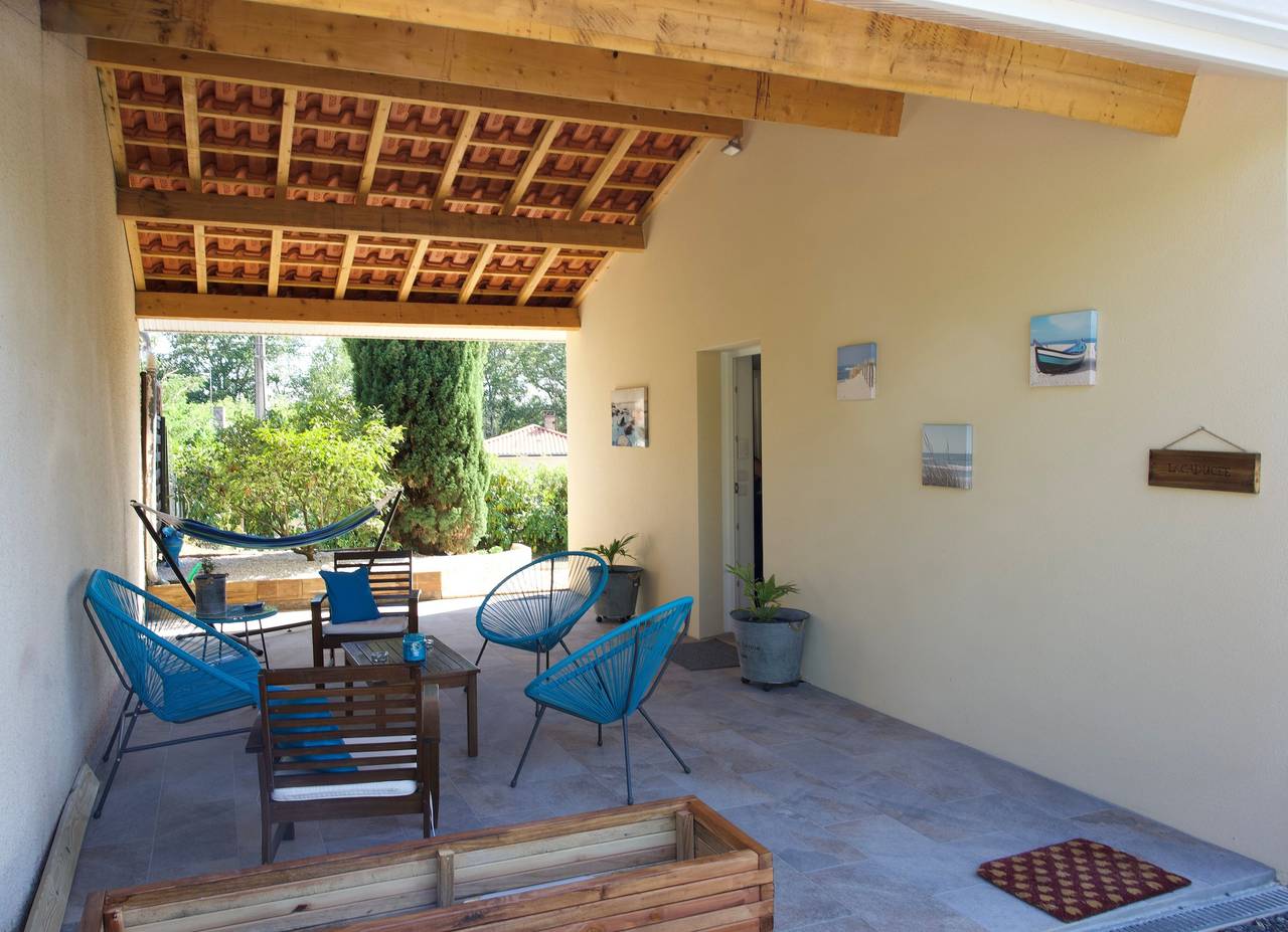 Maison de vacances 'Lacaducee' avec balcon, Wi-Fi et climatisation in Peujard, Région de Blaye