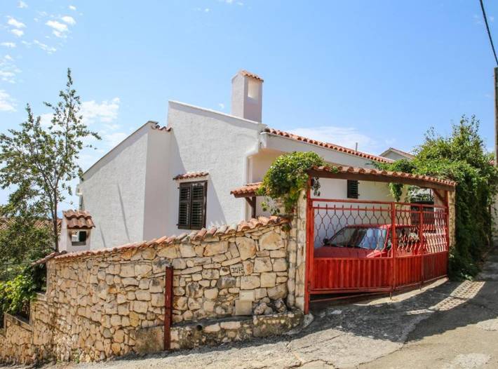 Apartament wakacyjny dla 4 osób, z widok na ocean i ogród oraz balkon w Okrug Gornji