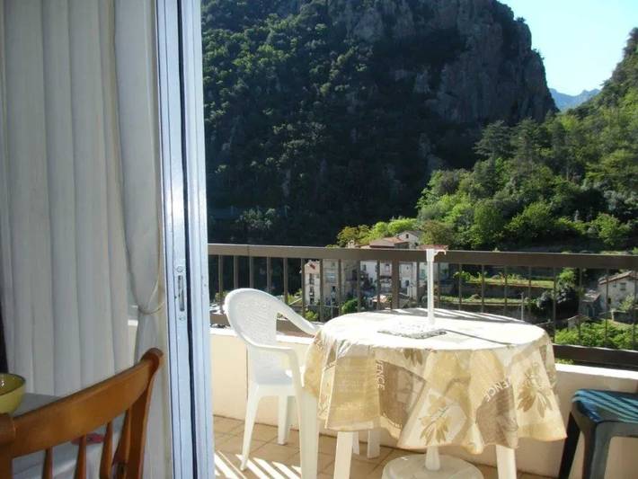 Studio pour 2 personnes, avec terrasse et balcon/terrasse