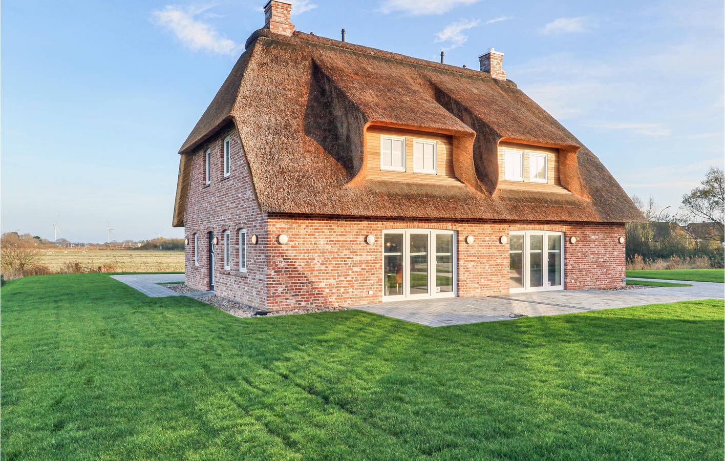 Gartenblick: Gemütliches 90m² Apt, Terrasse, WiFi, Parkplatz! in Dagebüll, Nordfriesland