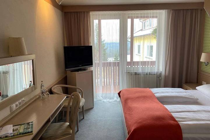 Apartamento / Apartamento Kösseine, ducha, inodoro, balcón - Hotel Schönblick in Ochsenkopf, Fichtelberg