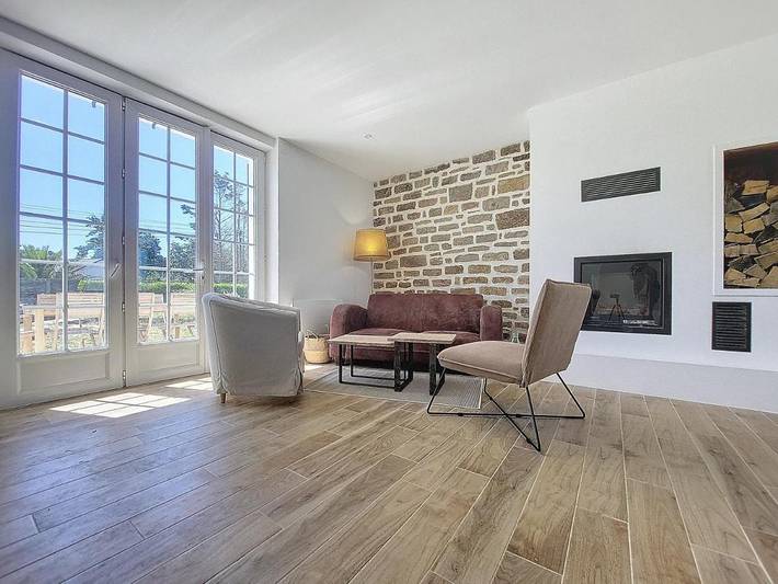 Location de vacances pour 8 personnes, avec jacuzzi et sauna ainsi que piscine et jardin dans Plage Vougot Plouguerneau - 4