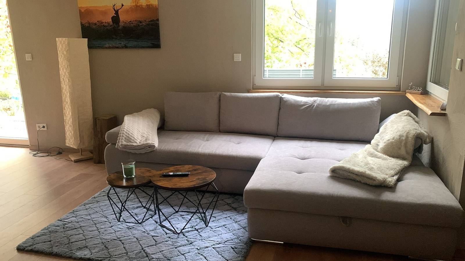 Ganze Wohnung, Apartment „In Helsa“ mit Bergblick, privater Terrasse und Wlan in Helsa, Hessisches Bergland