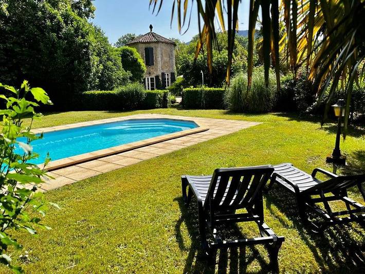 Location de vacances pour 2 personnes, avec sauna et jardin ainsi que piscine et vue à Anduze - 3