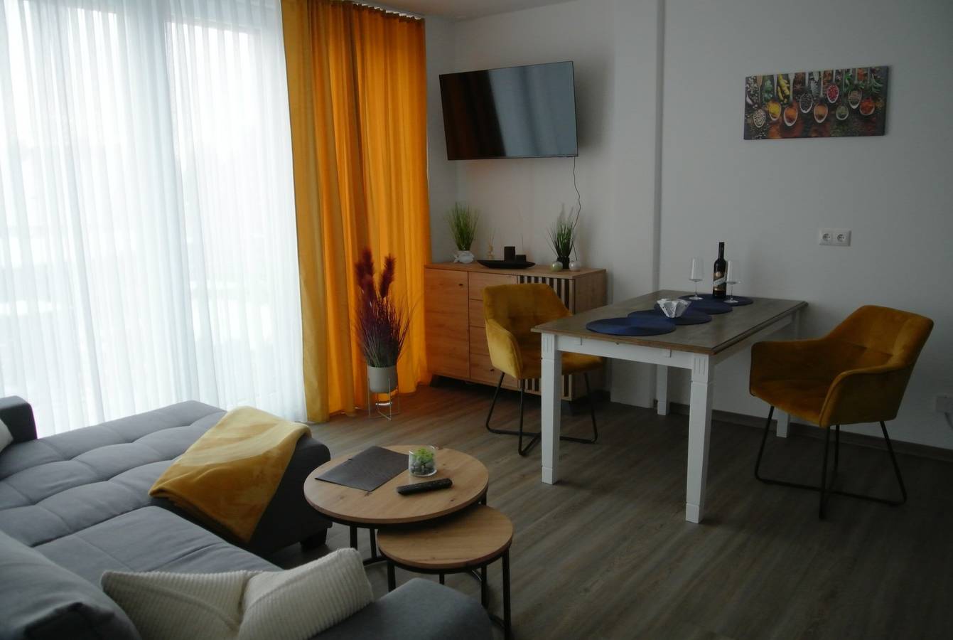 Appartement entier, Appartement « Ferienwohnung Meer-Zeit » avec balcon et Wi-Fi in Lubmin, Poméranie occidentale