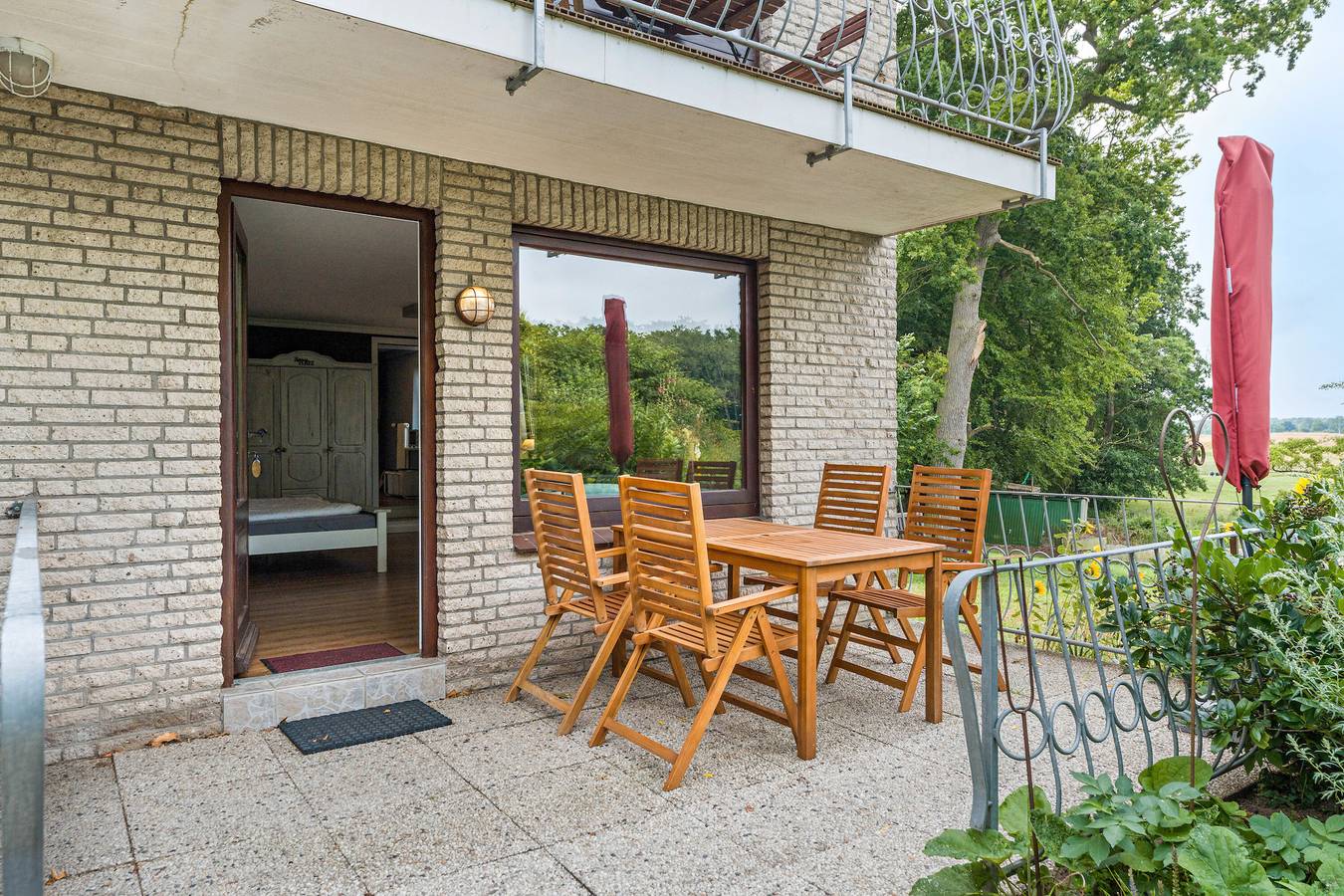 Ganze Wohnung, Apartment 'Ostseeblick Fewo 8' mit privater Terrasse, Gemeinschaftsgarten und Wlan in Kronsgaard, Schleswig-Flensburg