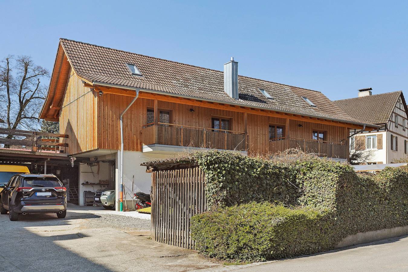 Ganze Wohnung, Ferienwohnung Landlust am See mit Gemeinschaftsgarten, Balkon und Wlan in Öhningen, Untersee