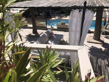 Chambre d’hôte pour 2 personnes, avec piscine et jardin à Sainte-Anastasie-sur-Issole