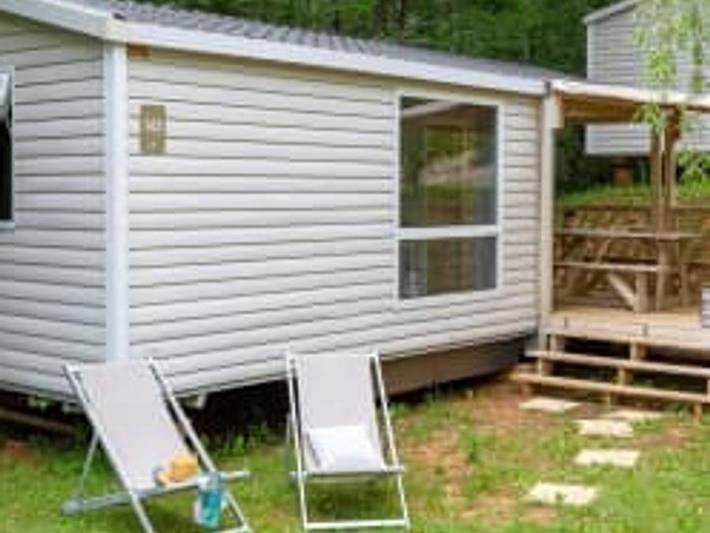 Mobil home pour 4 personnes, avec bassin pour enfant à Saint-Martial-de-Nabirat - 2