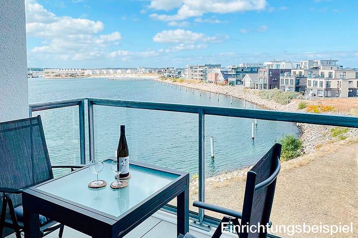 Ferienwohnung für 4 Personen, mit Balkon/Terrasse, mit Haustier in Olpenitz