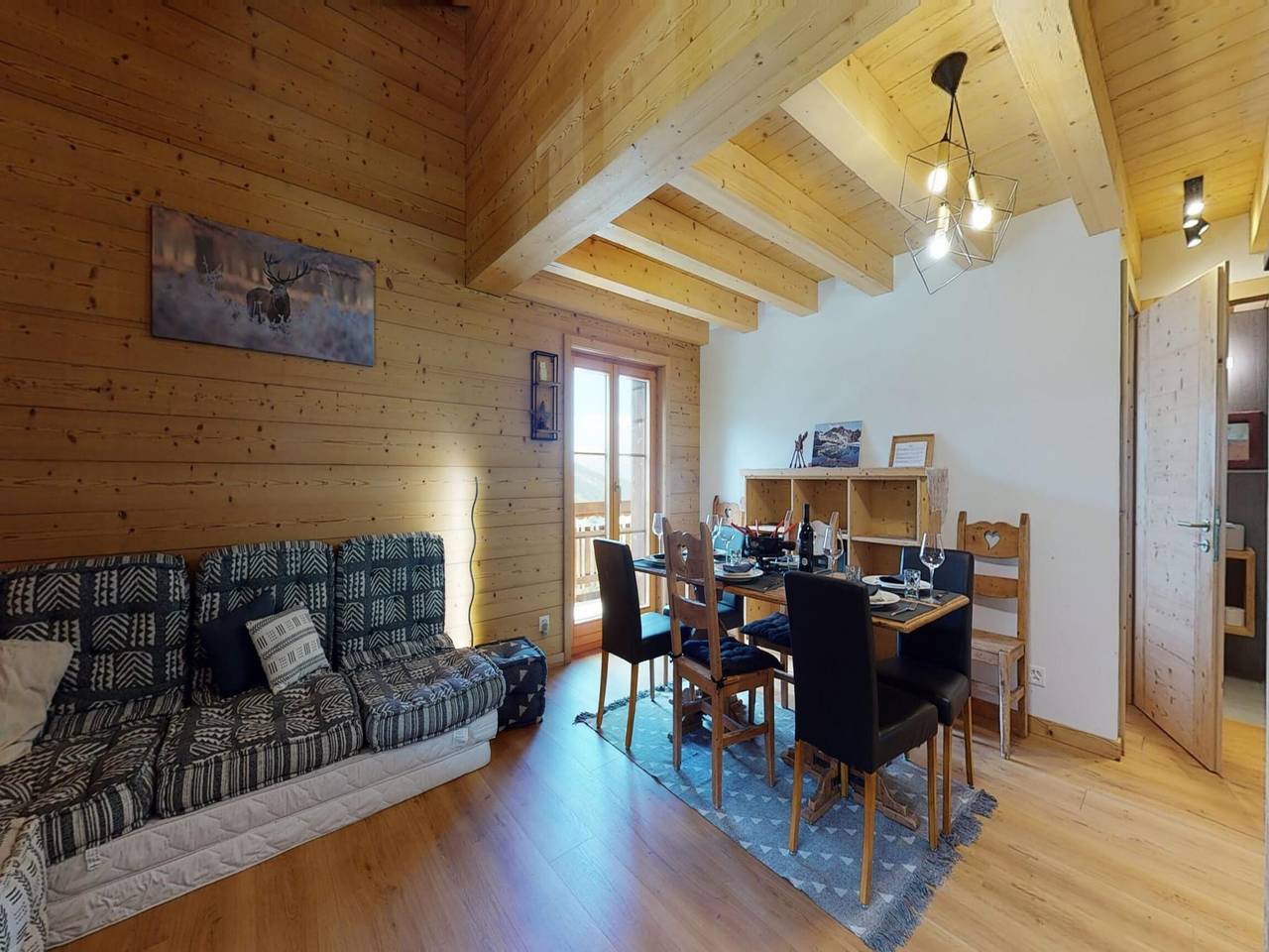 Ganze Wohnung, Chalet Nendaz direkt an Prarion Skipisten in Nendaz, Walliser Alpen