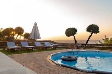 Villa für 5 Personen, mit Pool und Garten sowie Balkon, kinderfreundlich auf Kreta