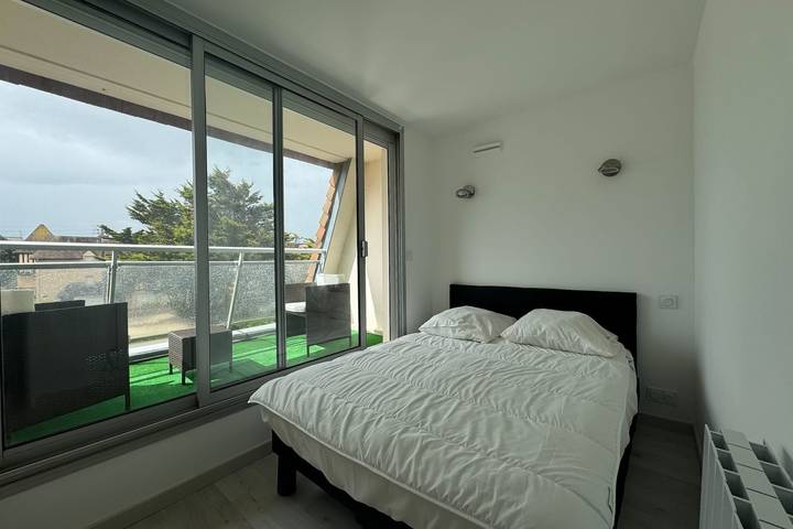 Apartamento entero, Nice T2 with 2 balconies on the seafront in Ouistreham, Región de Caen