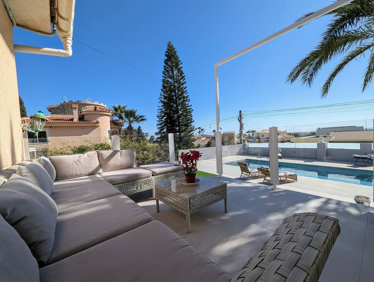 Ferienhaus 'R-70 Vacacional' mit privatem Pool, Wlan und Klimaanlage in Rojales, Costa Blanca